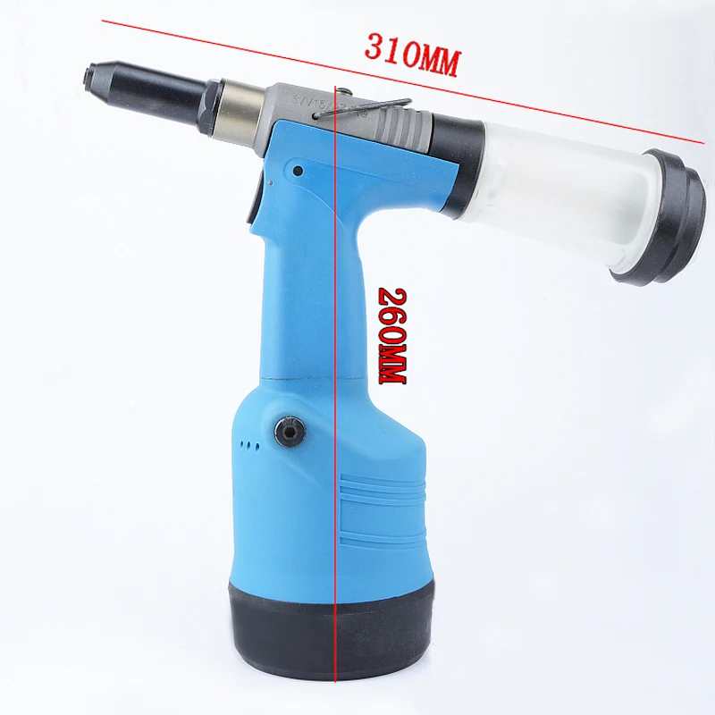 Industry Grade Pneumatic Riveter Self Suction Style Three Claw Air Rivet Tool for Nail 2.4, 3.2, 4.0, 4.8mm