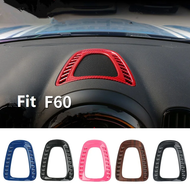 

Wood Grain Car Dashboard Air Vent Outlet Cover Trim Styling ABS Sticker Decal For Mini Cooper New Countryman F60 2017