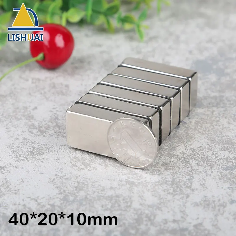 

N35 Super Strong Rare Earth Neodymium Permanent Magnet/NdFeB Magnet Block 40*20*10