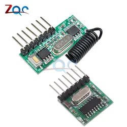 433MHz Wireless Wide Voltage Coding Transmitter Decoding Receiver 4 Channel Output Module for 433 Mhz Remote Controller