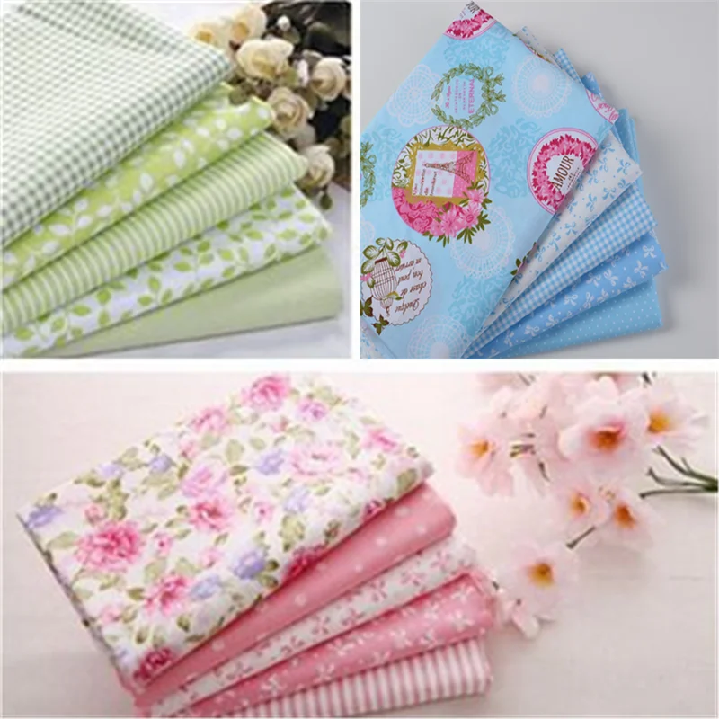 40 * 50 Manual Cloth fabric 15 pcs No repeating design Cotton Fabric For Sewing Quilting Patchwork Textile Tilda Doll Body Cloth