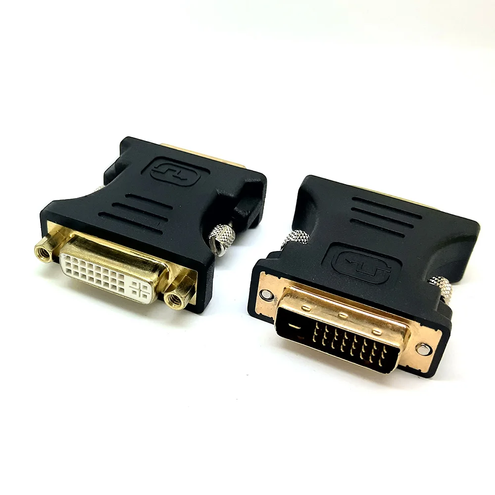 DVI -I 24+5 Female to DVI -D 24+1 male Adapter Converter ADAPTROR dual link NEW