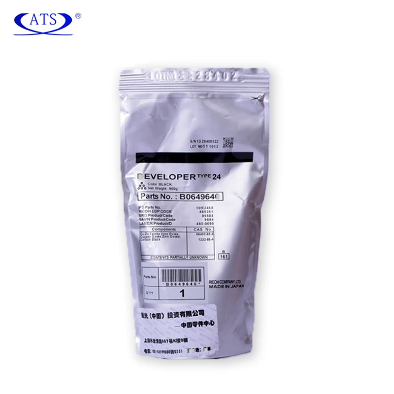 

900G original Developer powder for Ricoh TYPE24 B0649640 Aficio 1060 1075 2051 2060 2075 MP 5500 6000 7000 8000 9000 9002 7502