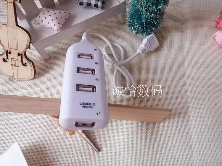 1 шт. высокоскоростной USB 2,0 4 порта сплиттер концентратор адаптер для ПК ноутбука компьютера ноутбука для Windows