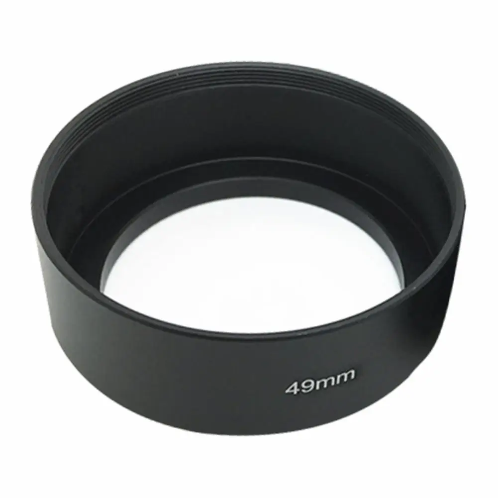 Pare-soleil universel en métal standard pour appareil photo reflex numérique, objectif DSIR, montage à vis, IL, Nikon, 40.5mm, 49mm, 58mm