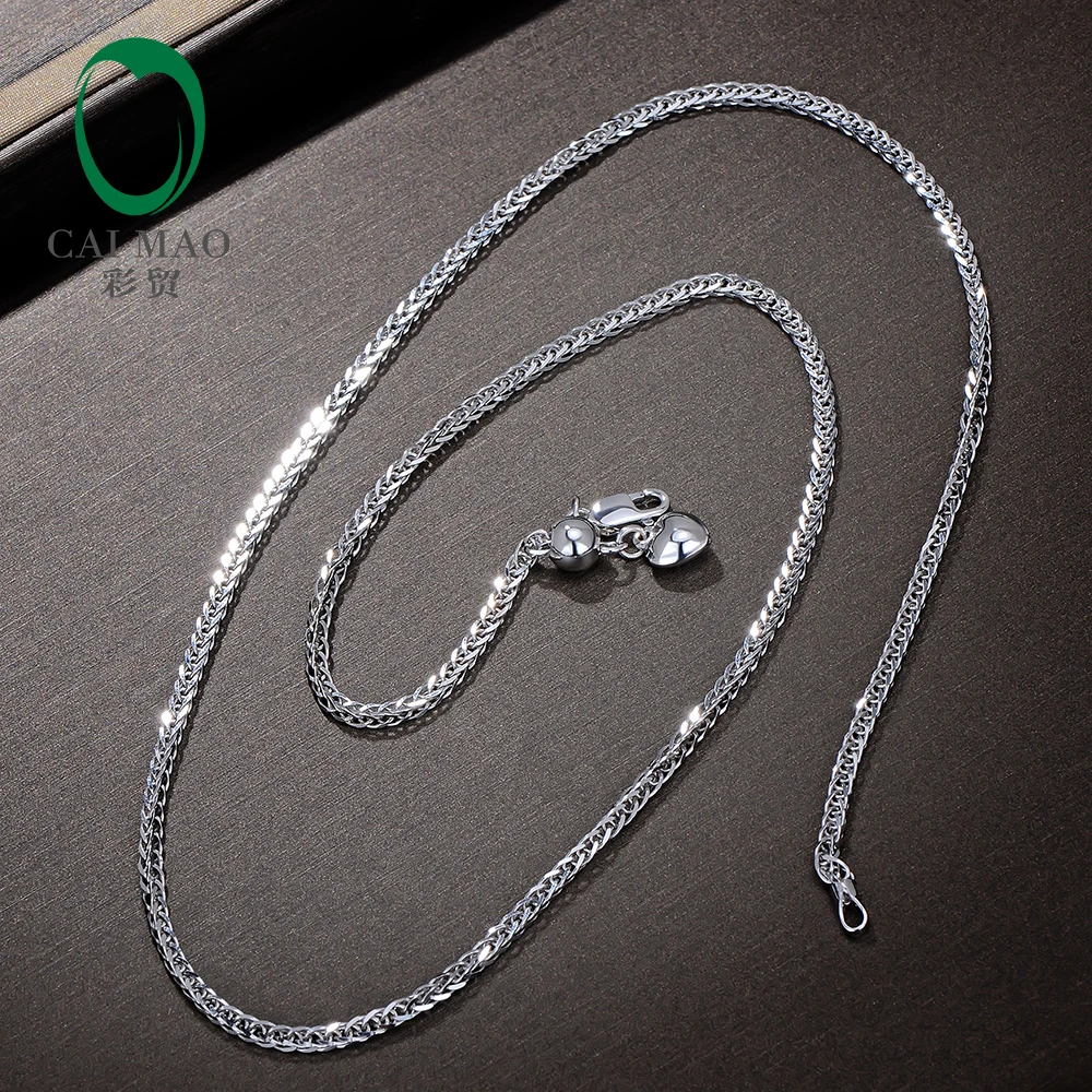 Caimao Ladies 18kt White Gold Chain Necklace 18