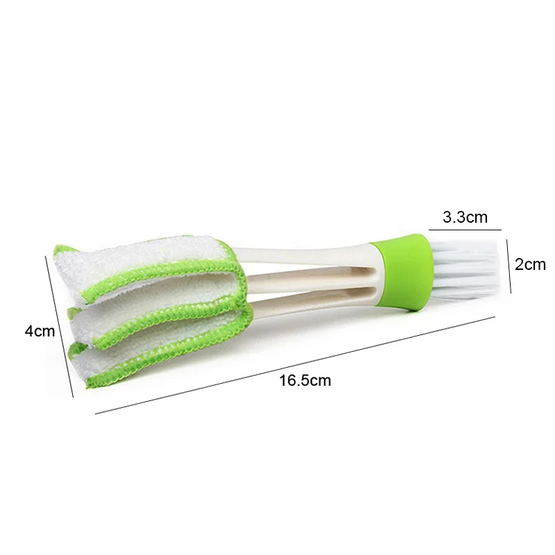 Portable Double Ended Car Air Vent Slit Cleaner Brush Dusting Blinds Keyboard Cleaning Brushes Cleaning  Car Accessories