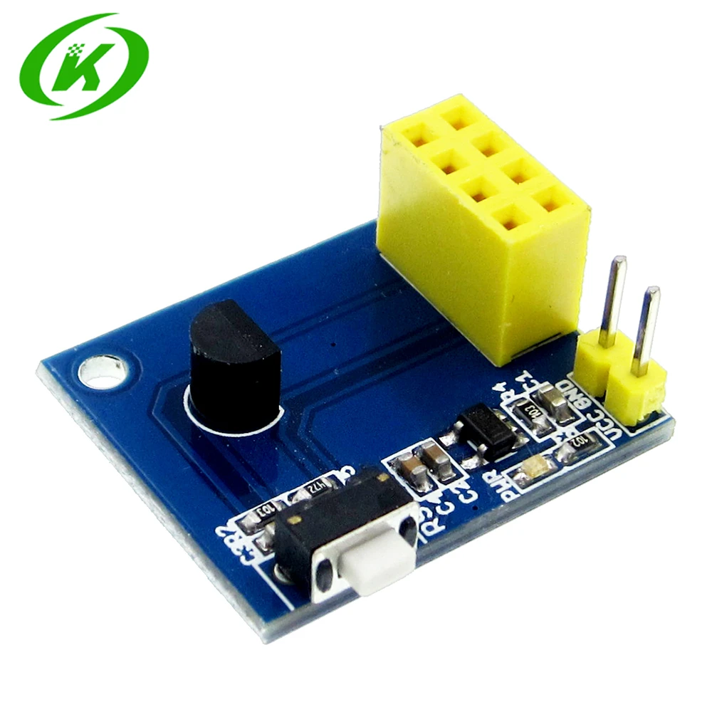 ESP8266 ESP-01 ESP01 DS18B20 Temperature Humidity Sensor Module Esp8266 Wifi Wireless NodeMCU Adapter Board IOT