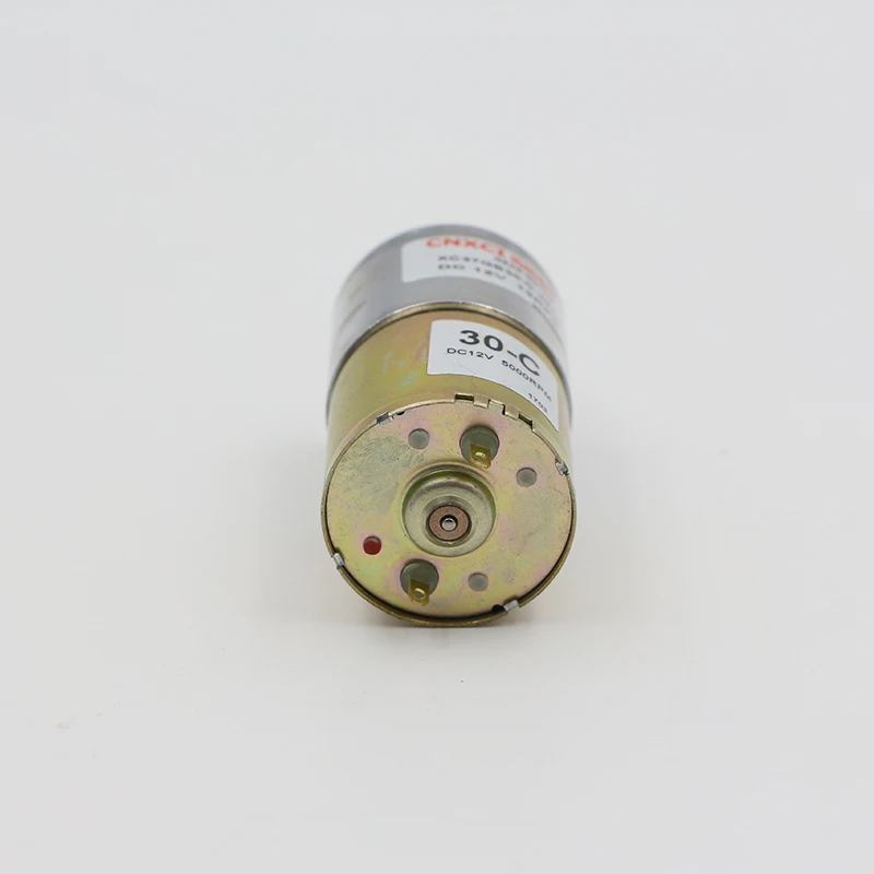 XC37GB30-C12V24V DC Gear Motor,, High Torque Speed Motor,, CW/CCW, Full Metal Gear Motor