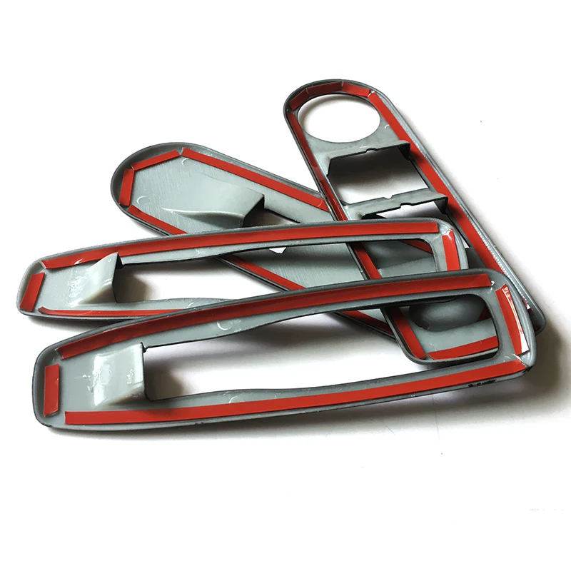 ABS Carbon fiber For Renault Captur 2013 2014 2015 2016 Car Window Switch Cover Window Control Panel Trim accessories 4 pcs