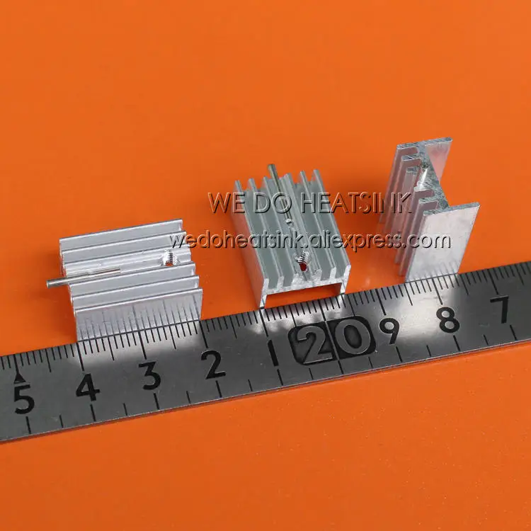 WE DO HEATSINK 20pcs 20x14.5x9.5mm Extrusion Aluminum Heat Sink TO-220/TO220 Heatsink With Needle