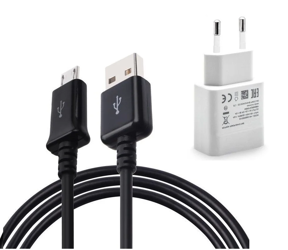 Micro USB Wall Charger Adapter For Assistant AS-501 AS-5434 Club AS-5411 AS-5412 Max Rim AS-5435 Shine 1M Micro USB Cable