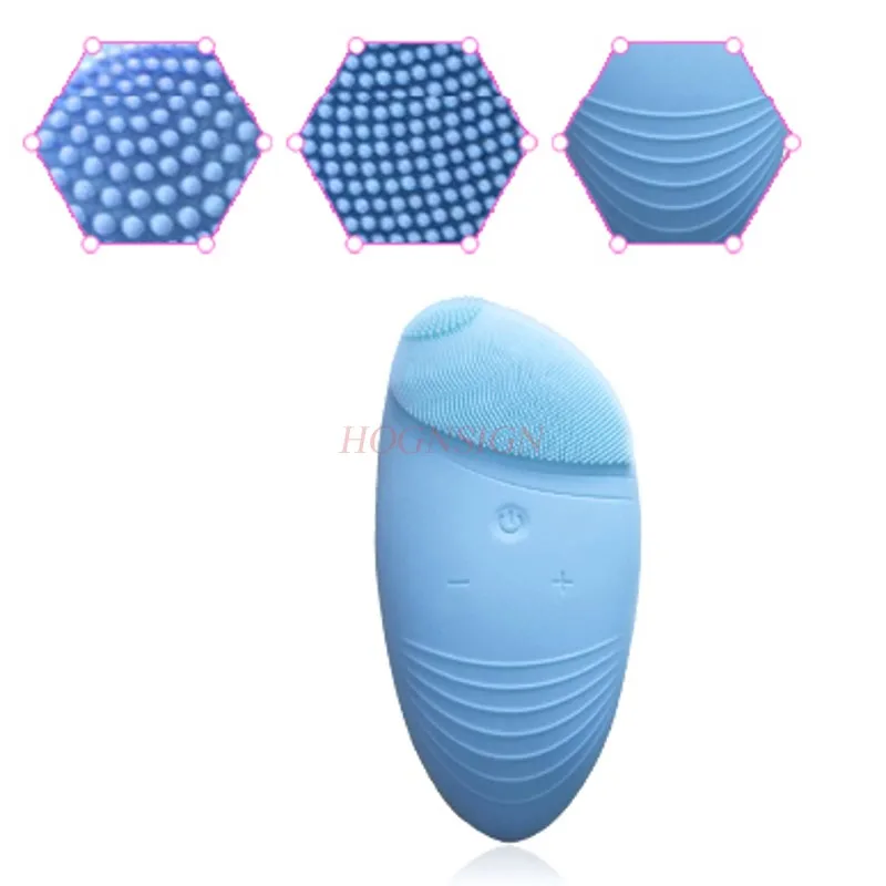 Silicone face wash meter ladies rechargeable electric cleansing instrument pore cleaner face wash instrument home facial massage