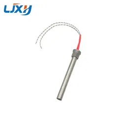 LJXH-calentador de cartucho de rosca DN15/21mm, elemento calefactor de 12x150/200mm, tamaño de tubo AC110V/220V/380V, acero inoxidable 201