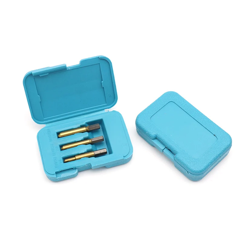 3 pcs Danneggiato Screw Extractor Drill Bit di Guida Set Rotto Bullone Della Vite Prigioniera Spogliato Vite di Rimozione Strumento di Strumento di Riparazione Auto Accessori