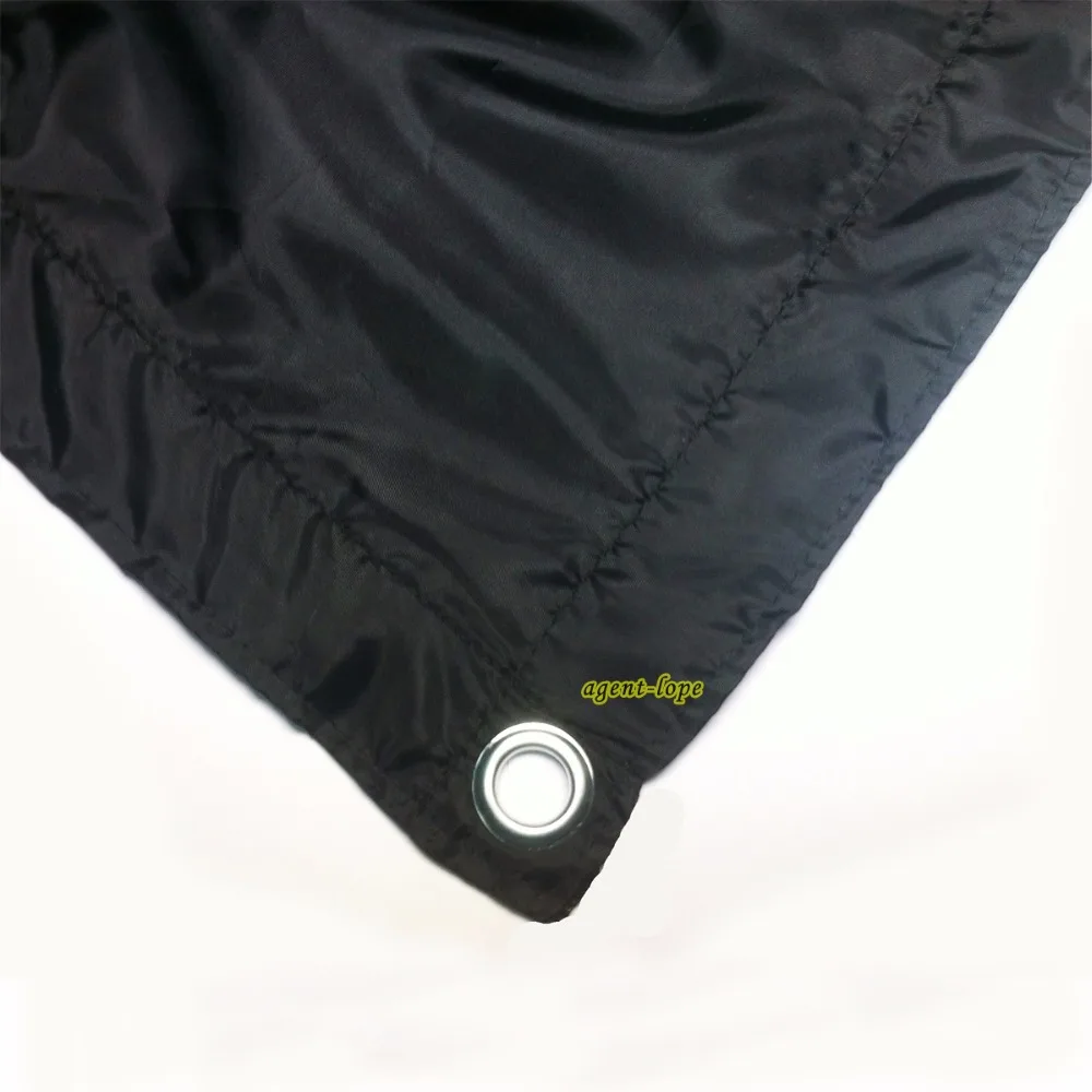 Optional 6x6 / 8x8 / 12x12 / 20x20 Black Artificial Silk Overhead Cloth for lighting weakening half block out