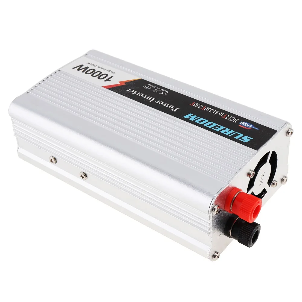 1000W Car Inverter DC 12V 24V a 220V AC 110V USB Auto Power Inverter Adapter caricatore Convertitore di Tensione