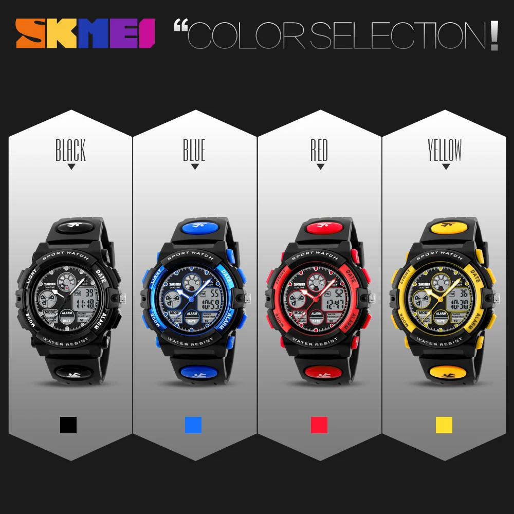 Skmei Top Luxury Brands Students Kids Watch For Boys Children Didital Sports Watches Girls Led Relojes infantil relogios