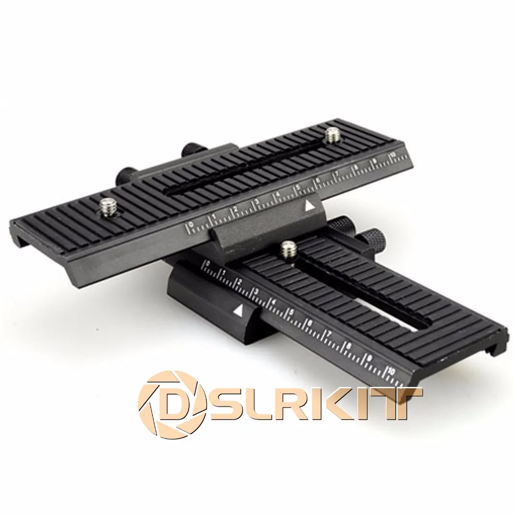 DSLRKIT 4 way Macro Shot Focusing Focus Rail Slider for CANON NIKON SONY Camera D-SLR