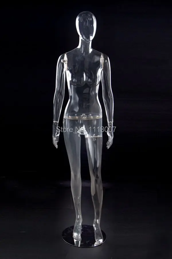 Free Shipping!! High Quality Top Level Transparent Mannequin Manufacturer In China