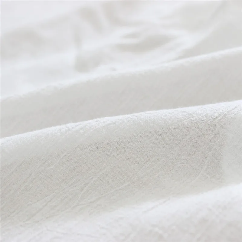 White Crepe Cotton Fabric Crepe Fabric Soft Cloth for Baby Handwork Summer Dress Clothes Blouse Fabric Tela