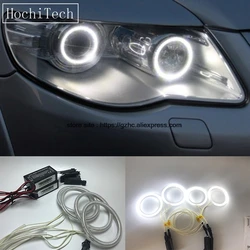 HochiTech For Volkswagen VW Touareg 2007-2010 Ultra Bright Day Light DRL CCFL Angel Eyes Demon Eyes Kit Warm White  Ring