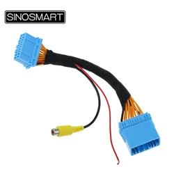 SINOSMART 20PIN Video Input Cable with 6V Output for Suzuki SX4 2013–2015 OEM Screen | Reverse Camera CVBS Adapter C20