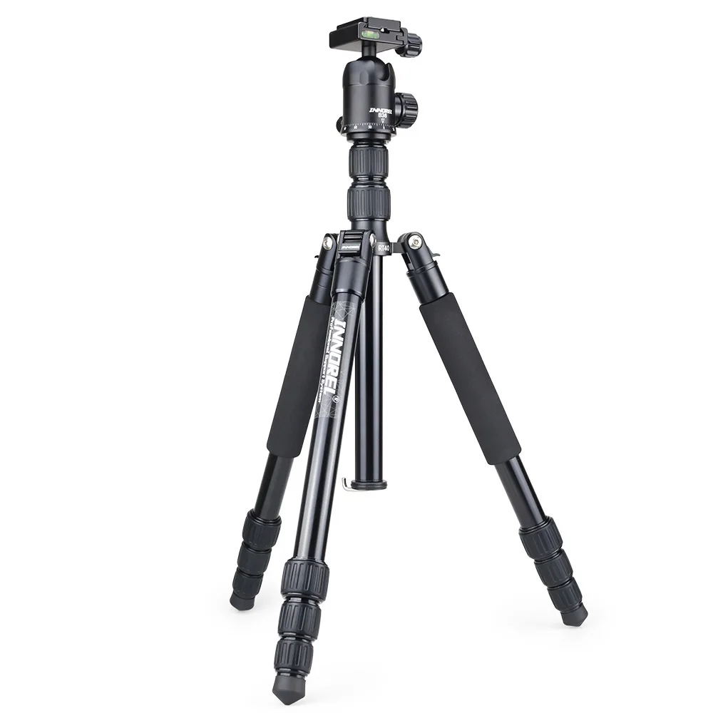 INNOREL RT40 Aluminium Alloy Camera Tripod Video Monopod Professional Travel Compact Tripod with Quick Release Plate & Ball Head