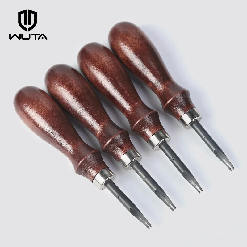 WUTA Sharp Leather Edge Beveler Edge Skiving Polishing Leather Tools DIY Belt Maker High Carbon Steel Leather Craft Beveller