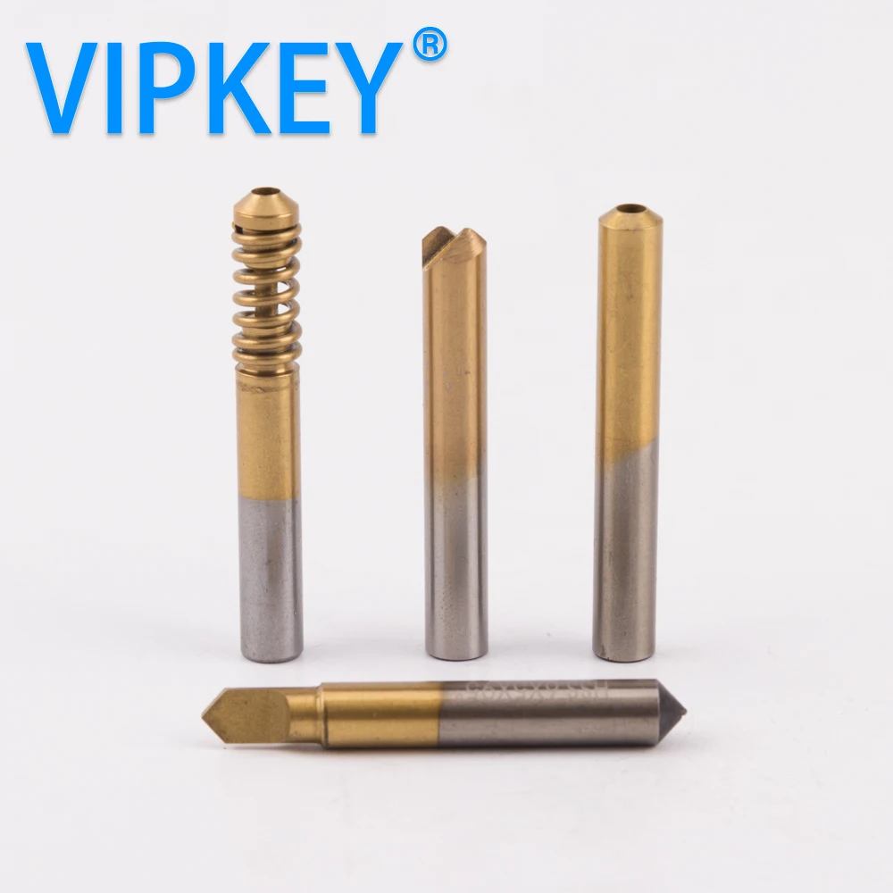 VIPKEY letter bead bit hole saw drill bits guide  set for vertical key  cutting machine locksmiths tools 4pcs/lot