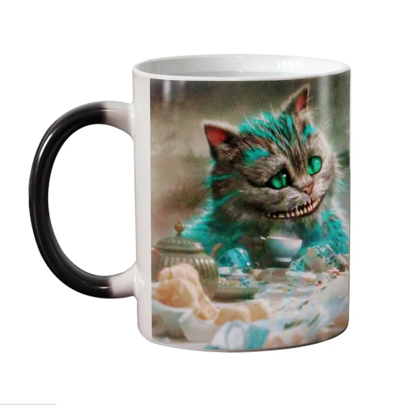 

Magic Color Changing Coffee Mug, Ceramic, Magic, Color Changing, Tea, Beer Cup, Christmas Gift, New, Smile Cat, 11oz