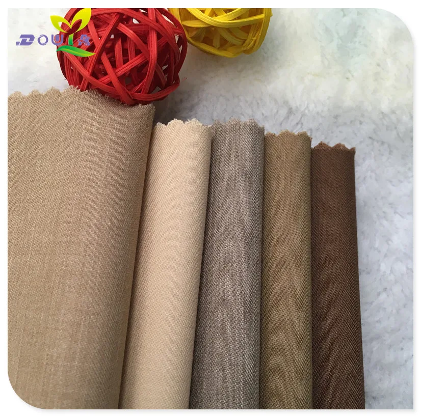 1M/Worsted wool fabric Beige winter 2016 small suit cloth pants vest uniform solid material