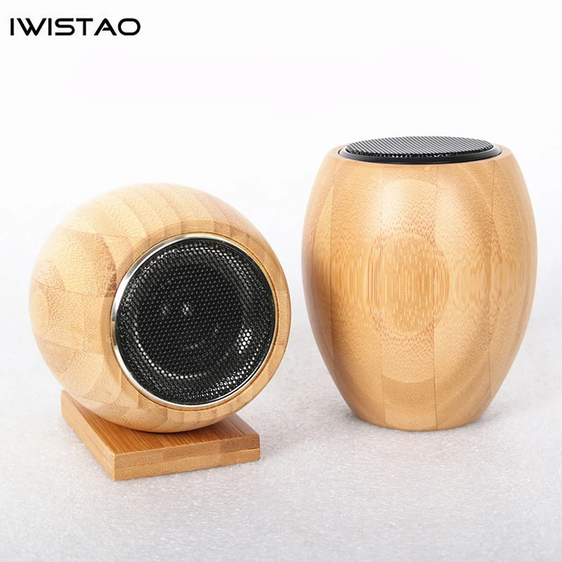 

IWISTAO HIFI Tremble Bamboo Speaker 1 Pair 20W NdFeB Magnet High Frequency Compensation for Full Speaker 1.5KHz-20KHz