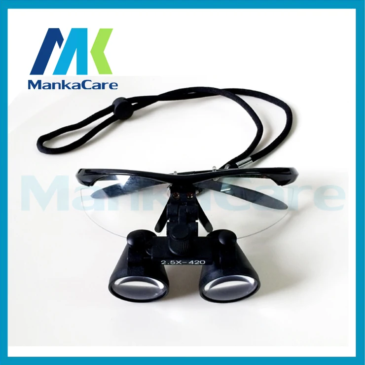 2.5X time Dental Loupe Optical Dental Binocular Loupes Magnifier Glasses Portable Dentist Surgical Medical Binocular