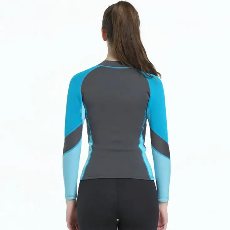 3mm new neoprene ladies, diving jacket, surfing long sleeved jacket, waterproof thermal insulation diving clothes