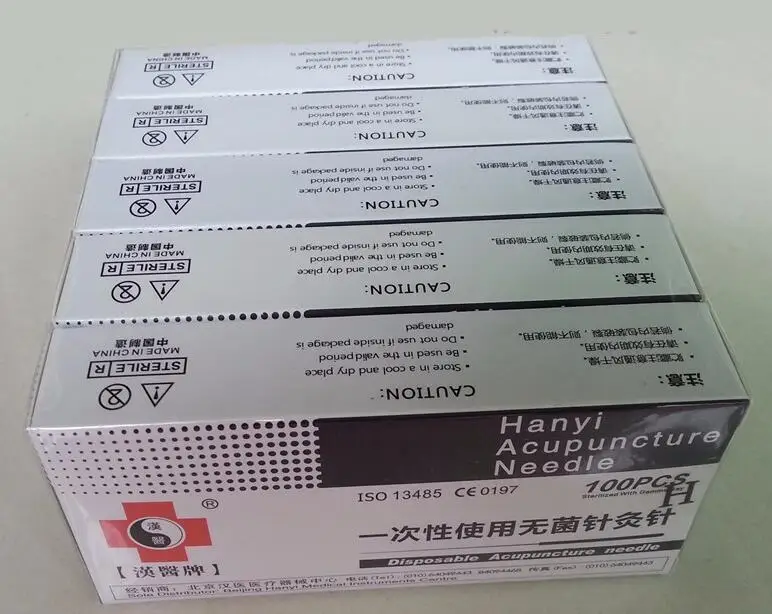 

10 boxes 0.17*7mm beauty massage Sterile Acupuncture Needles face use hanyi acupuncture needle