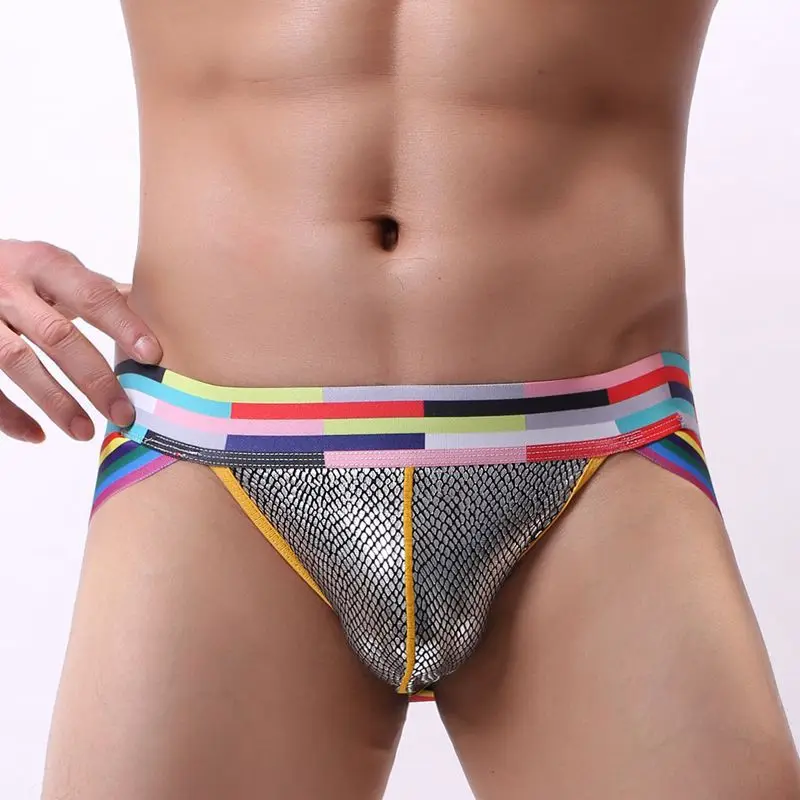 

Sexy Gay Underwear Men Jockstraps Hollow Back Lingerie Man G-string Thongs Low Rise Convex Pouch Panties Cueca calzoncillo M-XXL