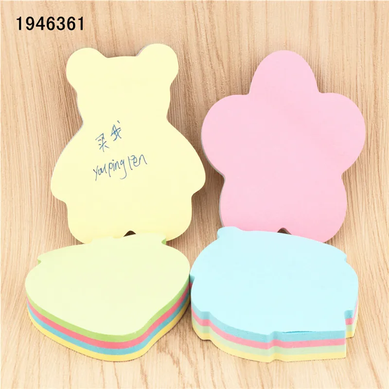 دفتر مذكرات ملون ذاتي اللصق ، 100 صفحة ، أشكال مختلفة ، ملاحظات لاصقة ، إشارة مرجعية ، نقطة ، ملصق ، ورق ، لوازم مدرسية مكتبية