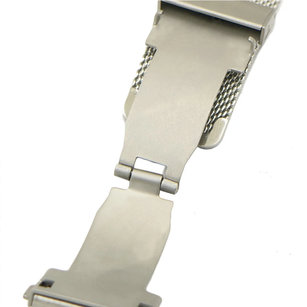 Zhangeer Quick Release Milanese Strap Stainless Steel Mesh Watchbands 16mm 18mm 20mm 22mm With Double Press Butterfly Clasp