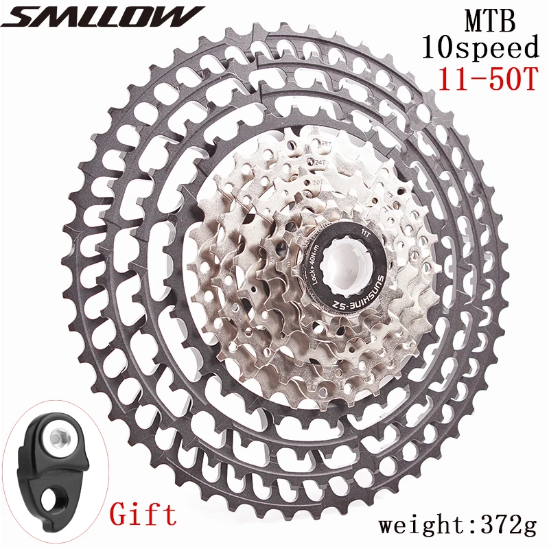 SUNSHININE-SZ 10 speed freewheel 11-46/50T bicycle freewheel MTB Mountain Bike cassette freewheel 33speed Large flywheel