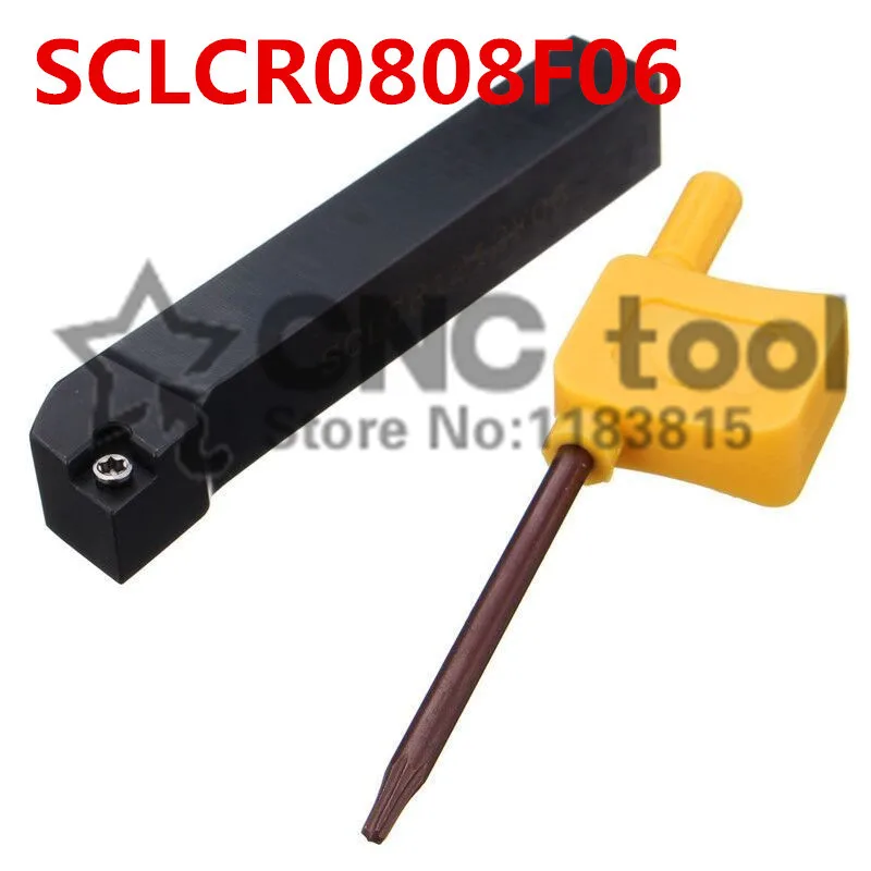 

SCLCR0808F06 8*8 мм металлический токарный инструмент токарный станок с ЧПУ Токарный Инструмент Внешний держатель токарного инструмента S-Type SCLCR/L