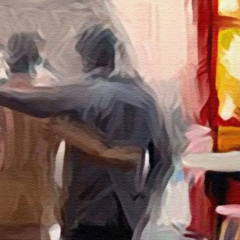 Personalizzato Murales Stile Europeo Torre Eiffel Romantico Via della Pittura A Olio Murale Sfondo Camera Da Letto Soggiorno carta Da Parati