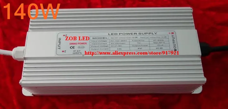 

140w led driver, DC54V,3.0A,high power led driver for flood light / street light,IP65,constant current drive power supply