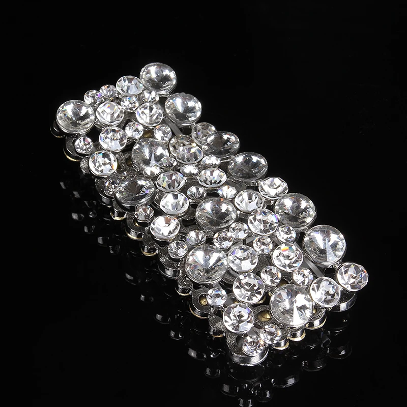 Pulsera de cristal austriaco para mujer, joyería de moda para boda, brazalete brillante para mujer, bisutería de lujo E023