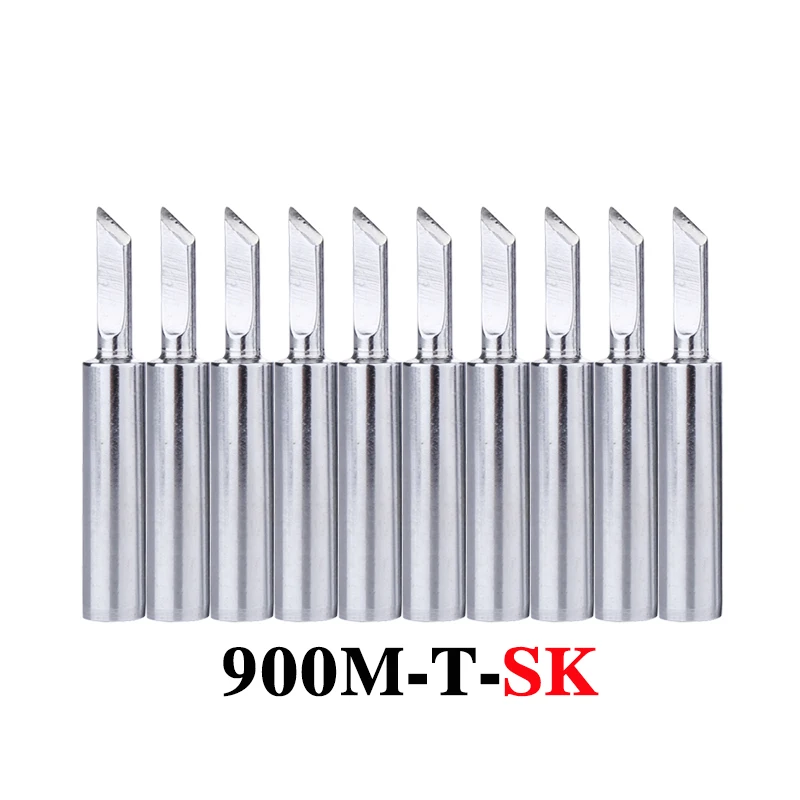 

10Pcs/lot Lead-free Soldering Tip 900M-T-SK Welding Sting Soldering Iron Tip for 936 BGA Soldering Station Tools