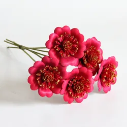 Artificial flower wholesale artificial flowers dried flowers simulation dried red living room Artificial flower decoration