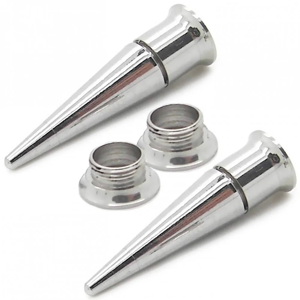 12 Pieces Stainless Steel Screw Fit Stretcher Ear Taper 2 in 1 Plug Tunnel Piercing Expander Jewelry Gauges Screw Up Kit 8g-00g