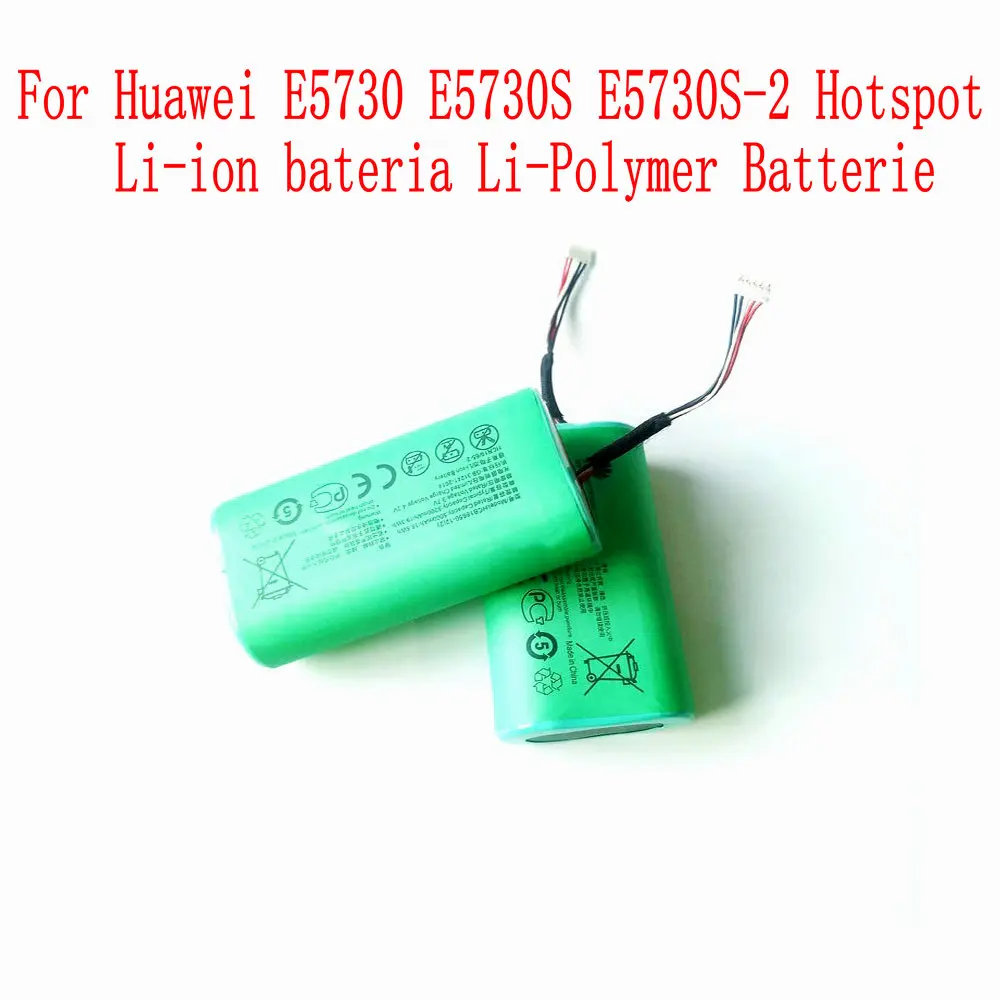 Original 5000mAh HCB18650-12 Battery For Huawei E5730 E5730S E5730S-2 E5570S-923 Hotspot Li-ion Batterie