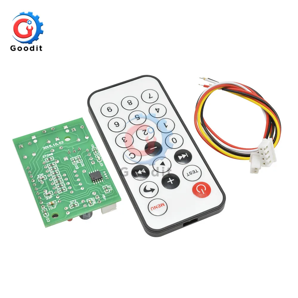 Stepper Motor Driver Controller DC 4V-6V Integrated Board 2-phase 4-wire Speed Adjustable with Remote Control