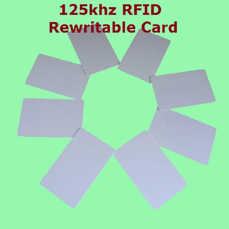 125khz Chip T5577 5200 Writable Rewritable Access Control Card RFID Smart Thin Model EM4305 For Hotel 10pcs/Lot + Fast Delivery